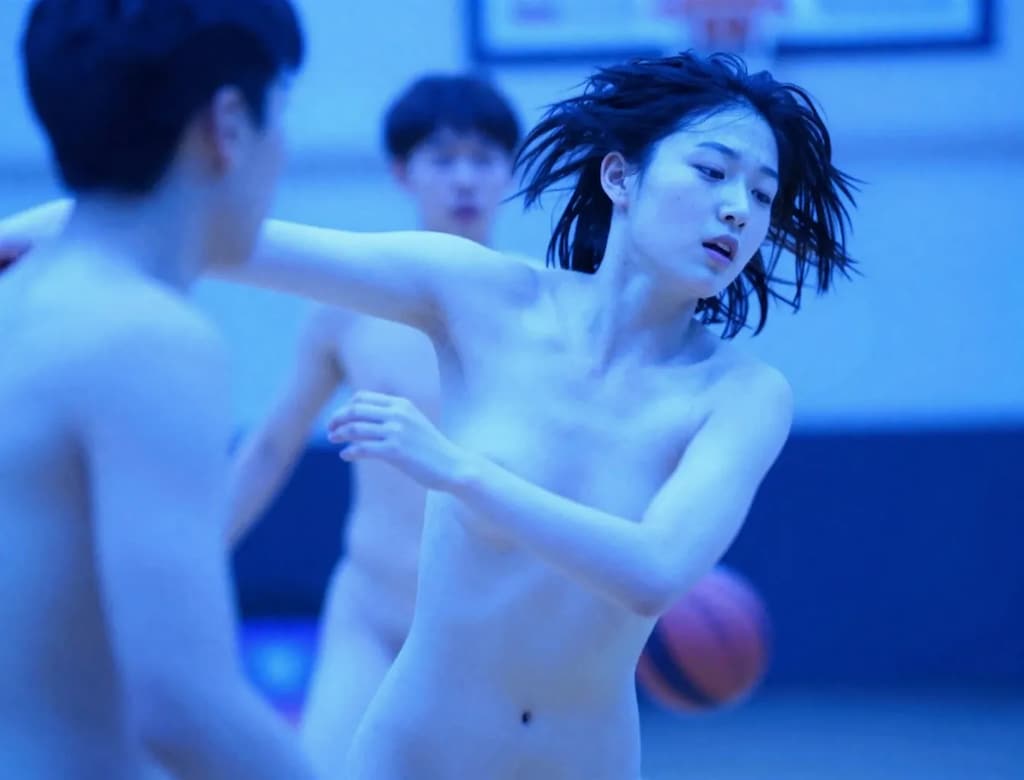 【ヤリモク学園の日常】全裸バスケ