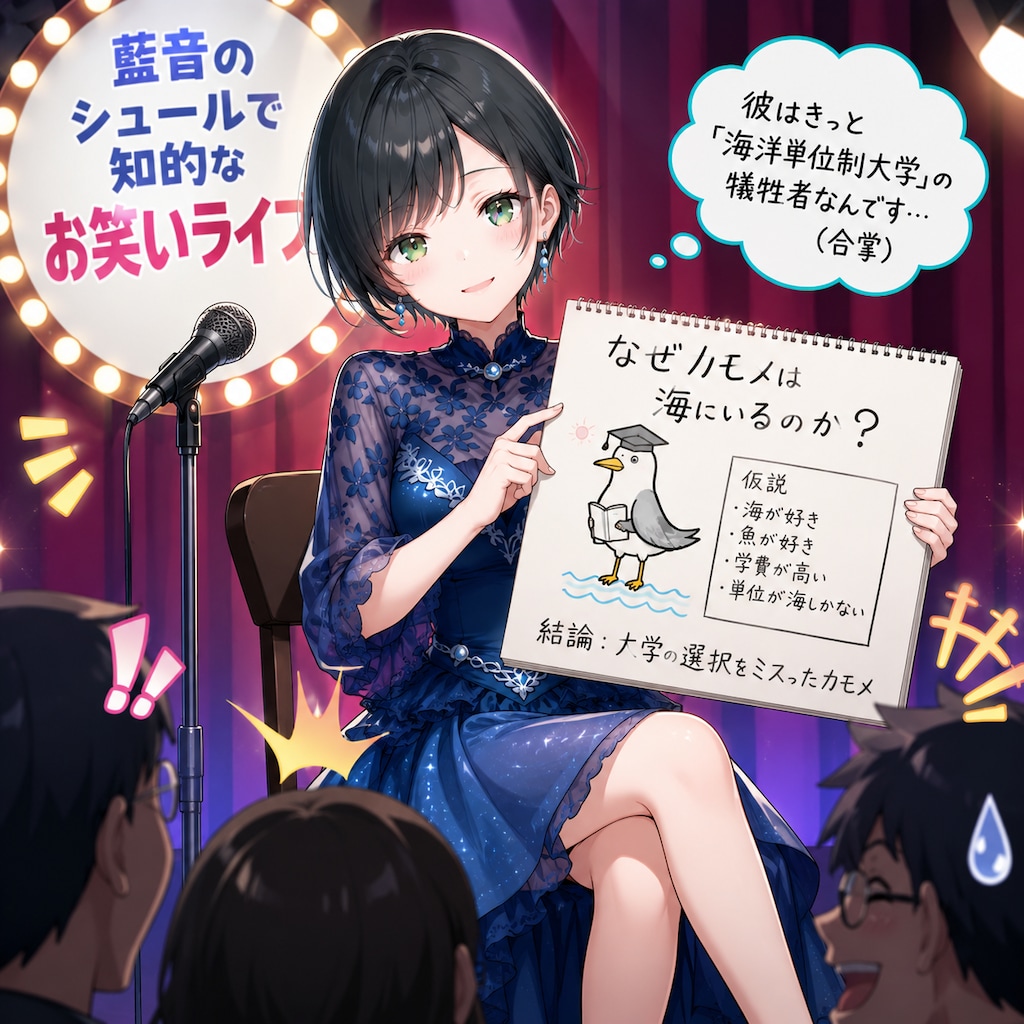 ピン芸人の藍音ちゃん