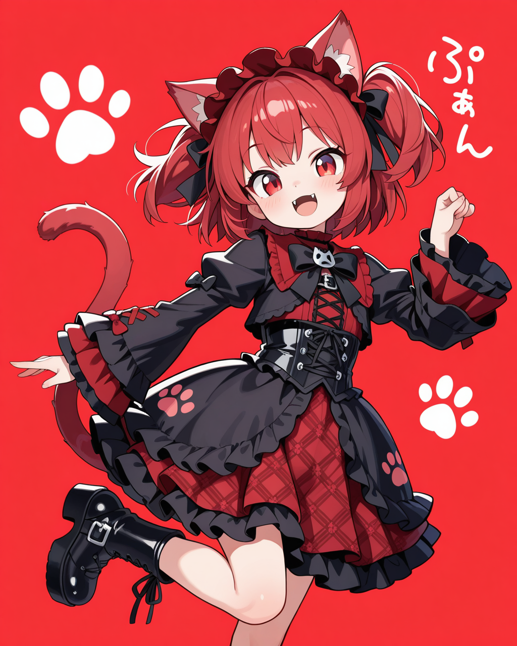赤ねこちゃん♡