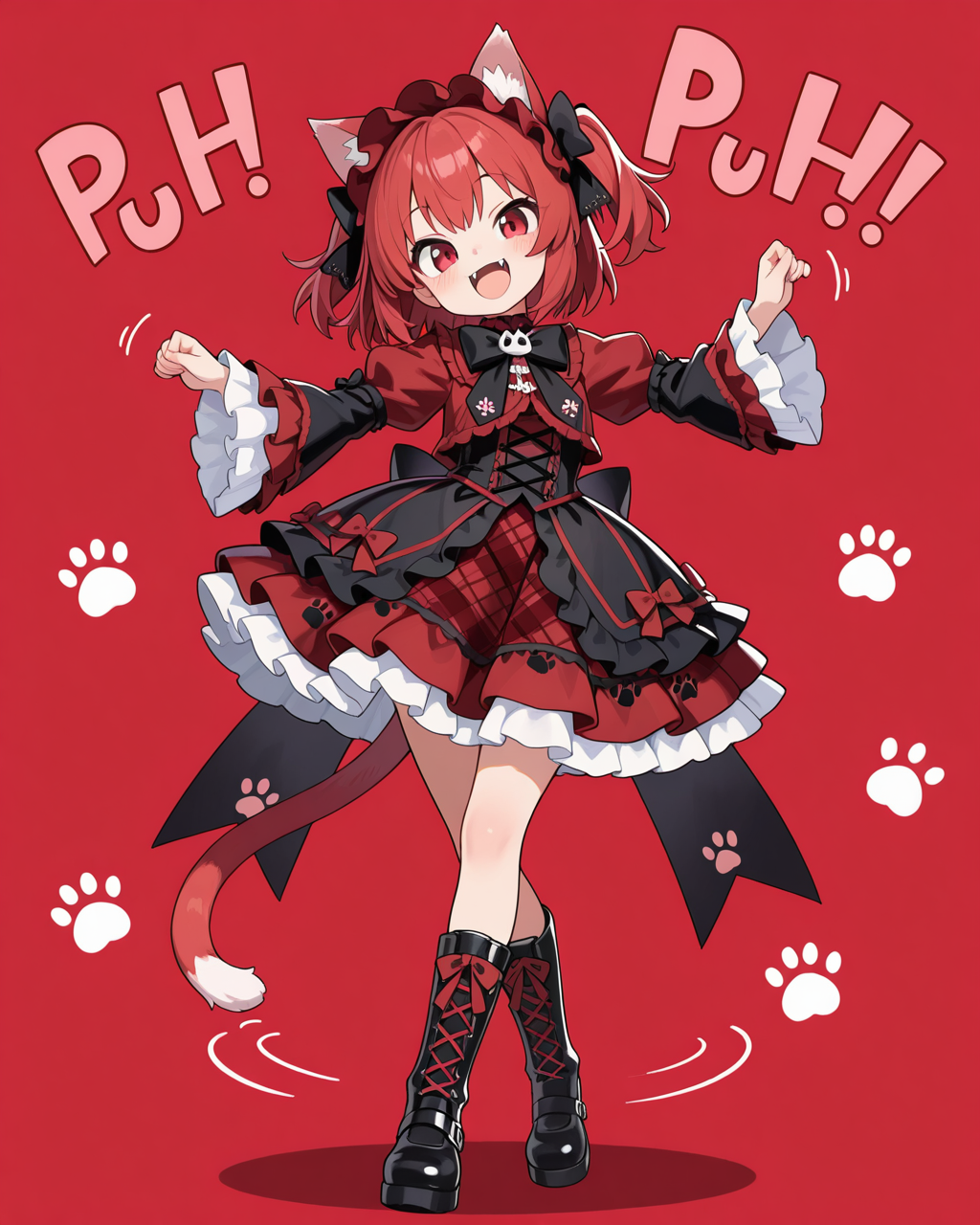 赤ねこちゃん♡