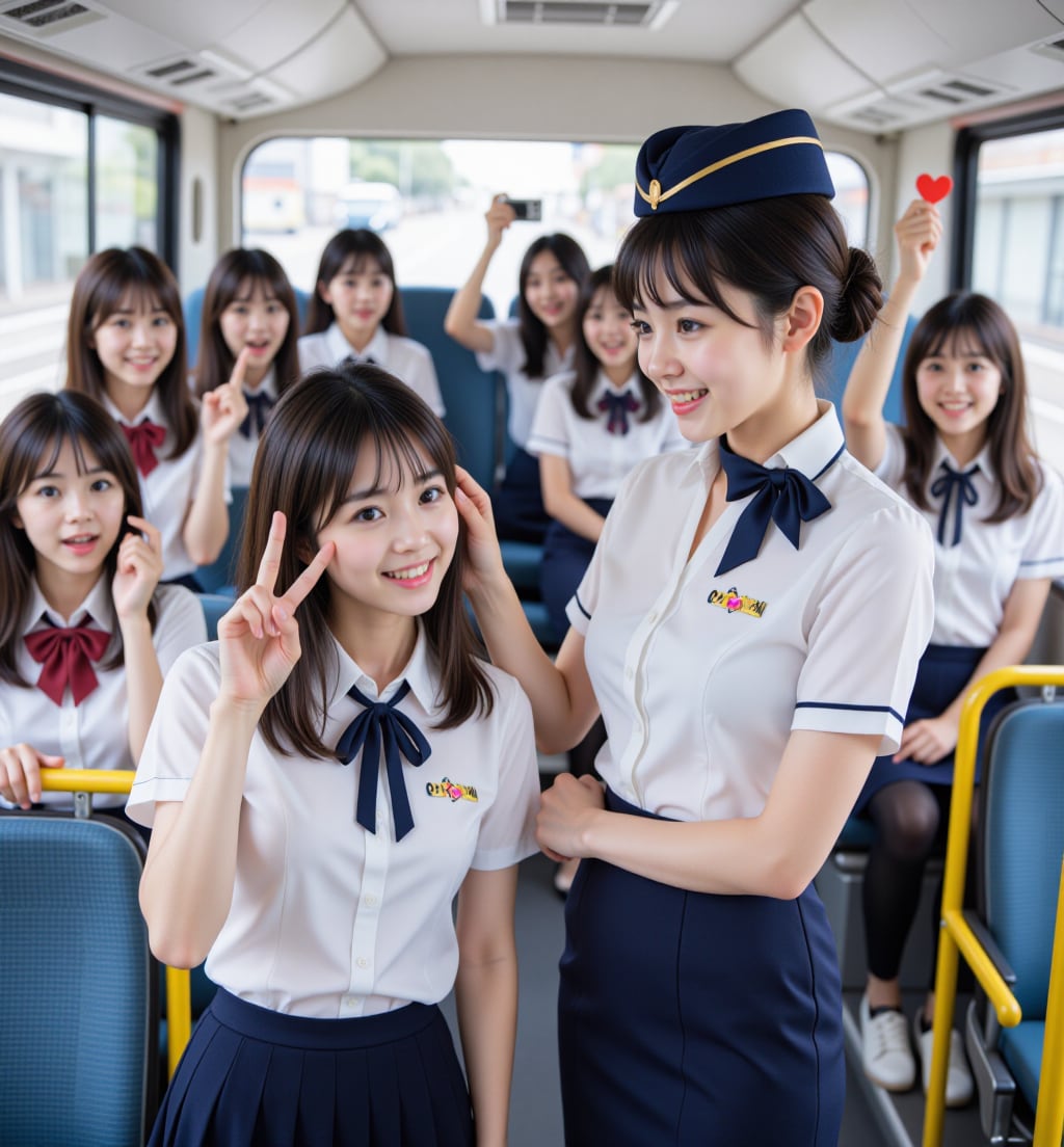 修学旅行の思い出～モテモテのガイドさん