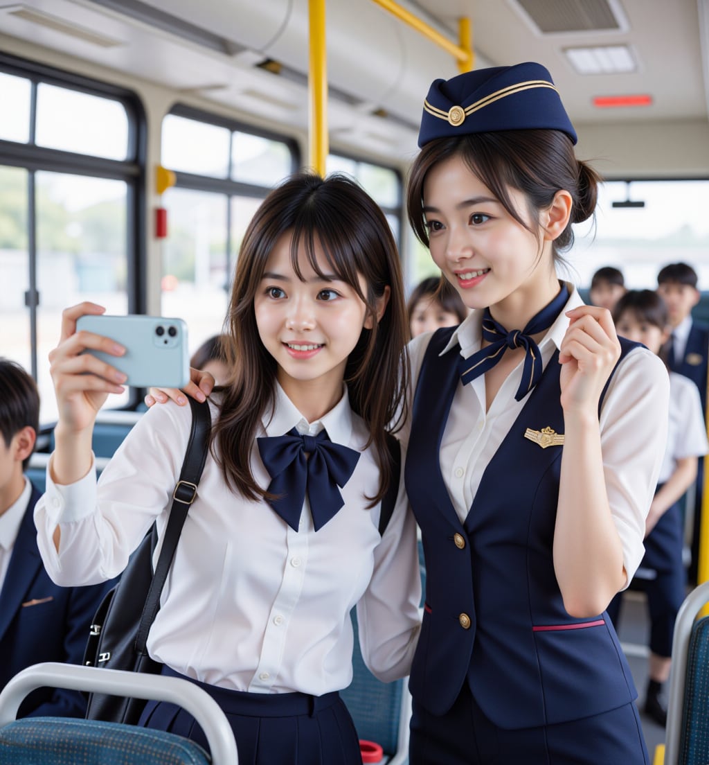 修学旅行の思い出～モテモテのガイドさん
