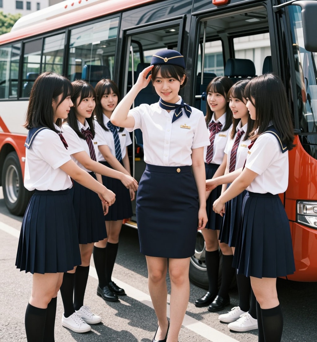 修学旅行の思い出～モテモテのガイドさん