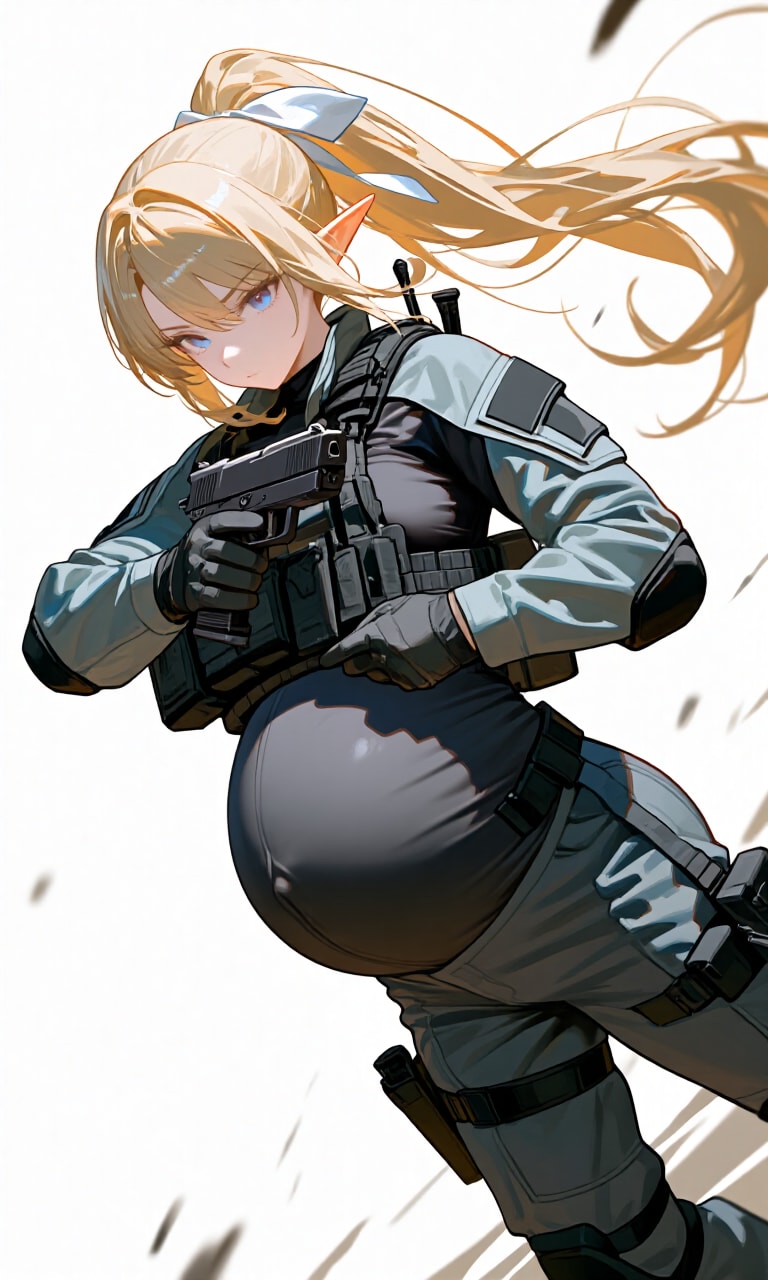 異世界ミリタリー妊婦シリーズその１３３ | の人気AIイラスト・グラビア