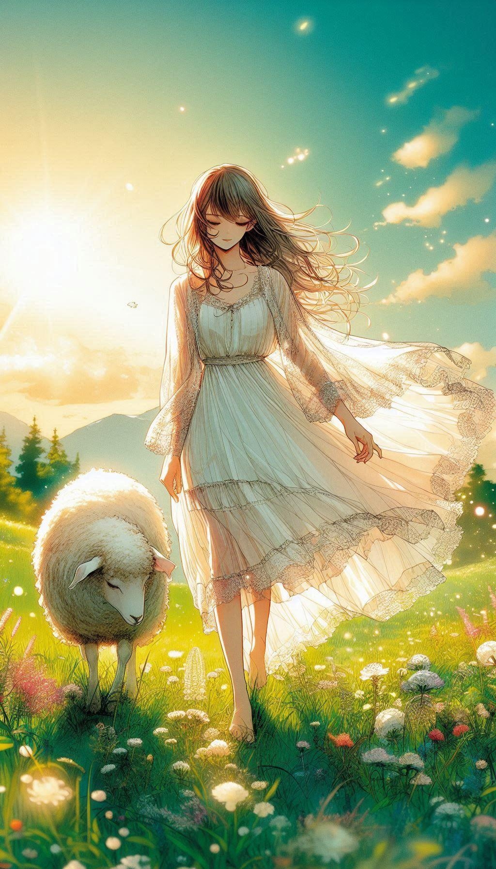 ゆるふわお姉さんと羊