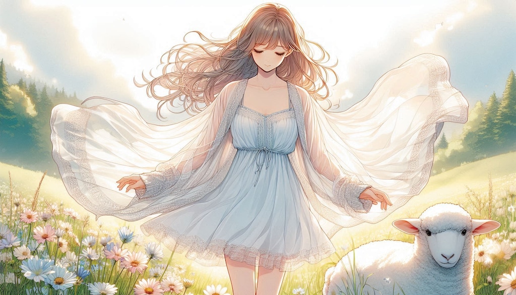 ゆるふわお姉さんと羊