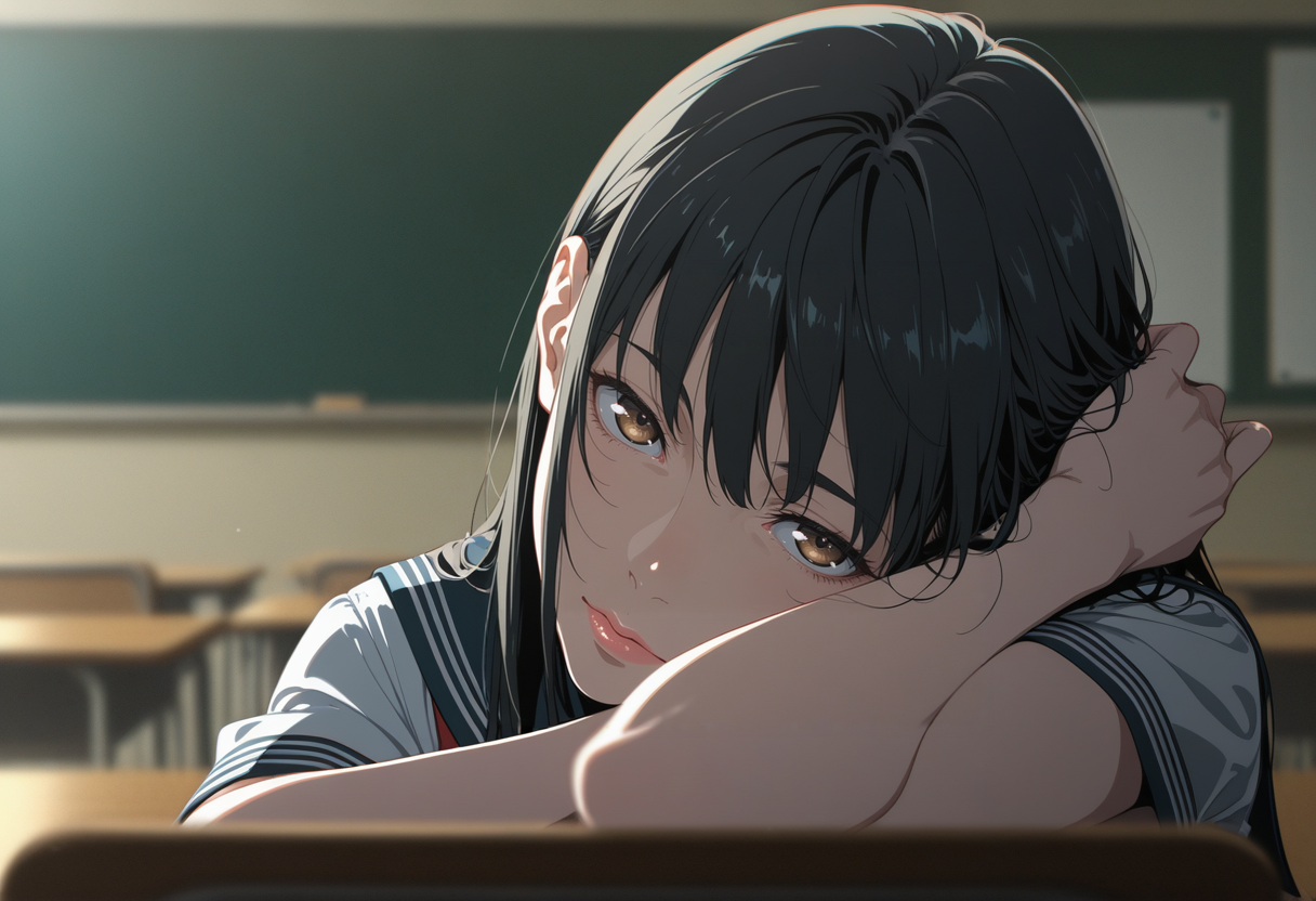 「あの朴念仁、気づかないんだもんなぁ...」 | の人気AIイラスト・グラビア