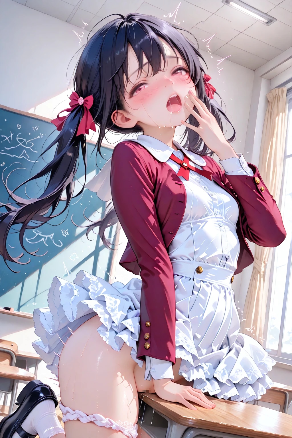 ダメなのに・・〇〇くんの机をみちゃうと・・////