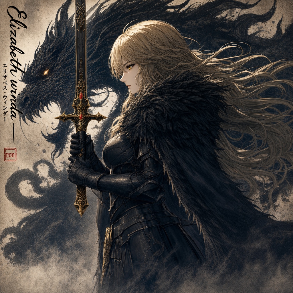 ブロンドの女騎士さん1080