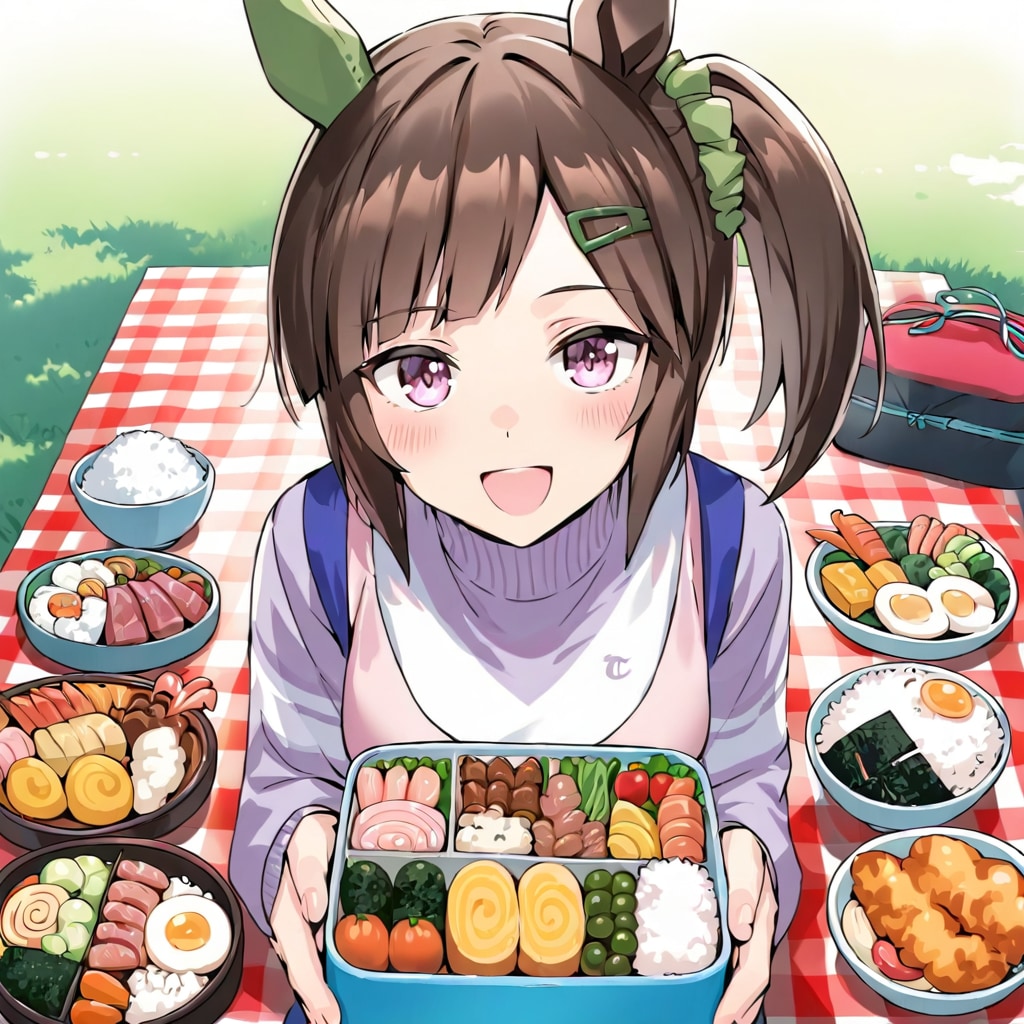 アイネスフウジンとピクニック