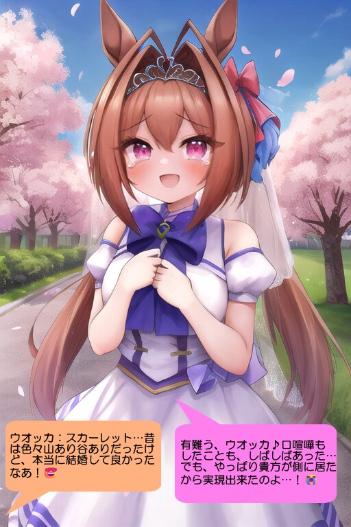 ウマ娘・ダイワスカーレット、周囲から結婚を祝福してもらう