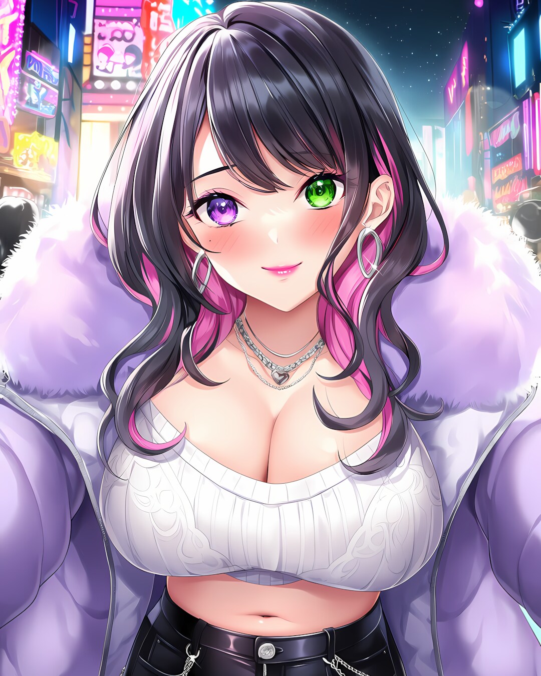 💜ラベンダーダウン♡夜街リナちゃん💜