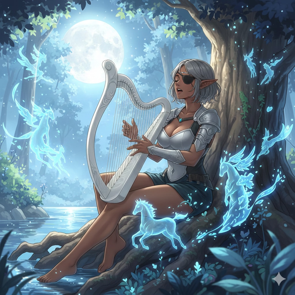 月に唄うエセルさん