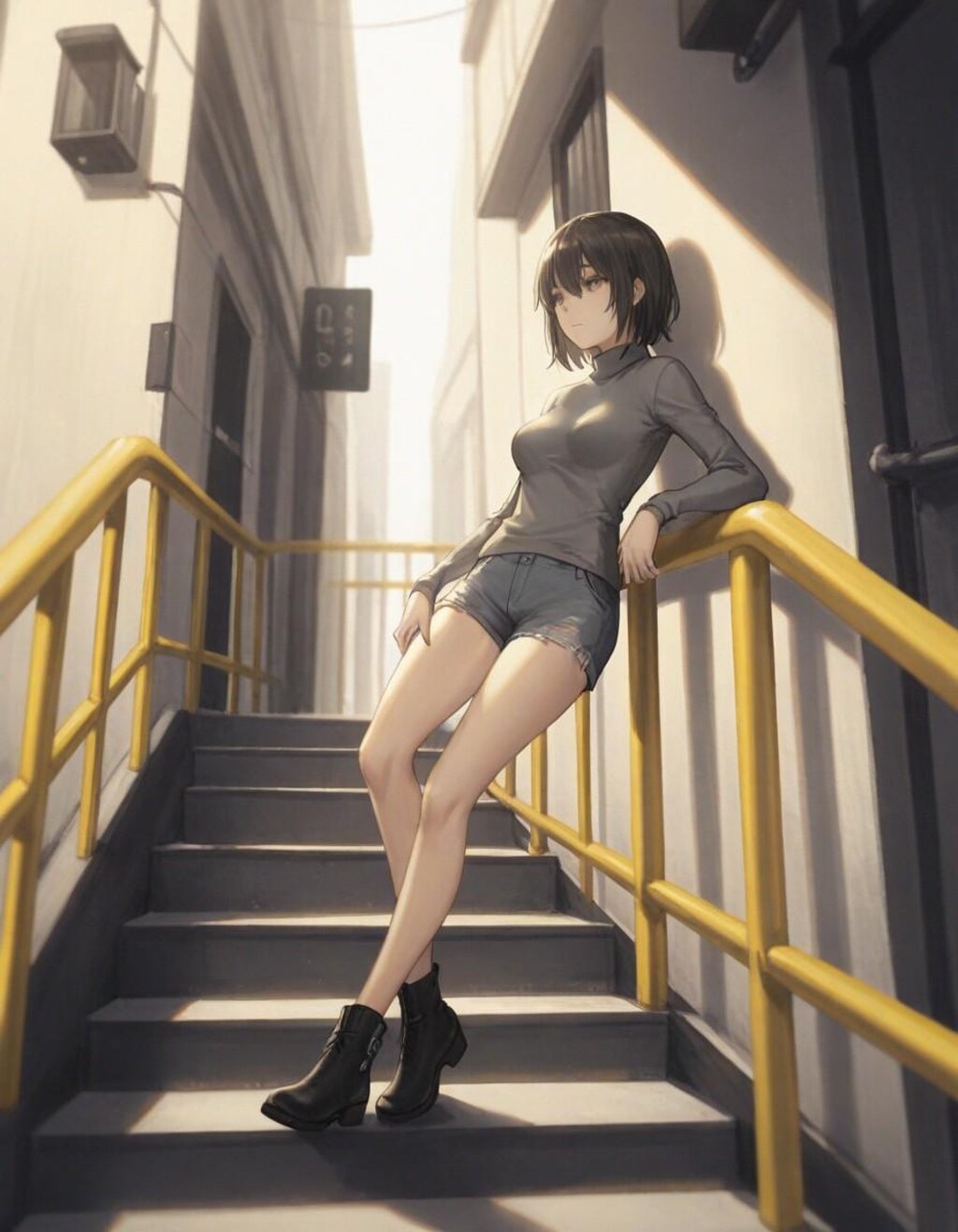 待ち構えてる子