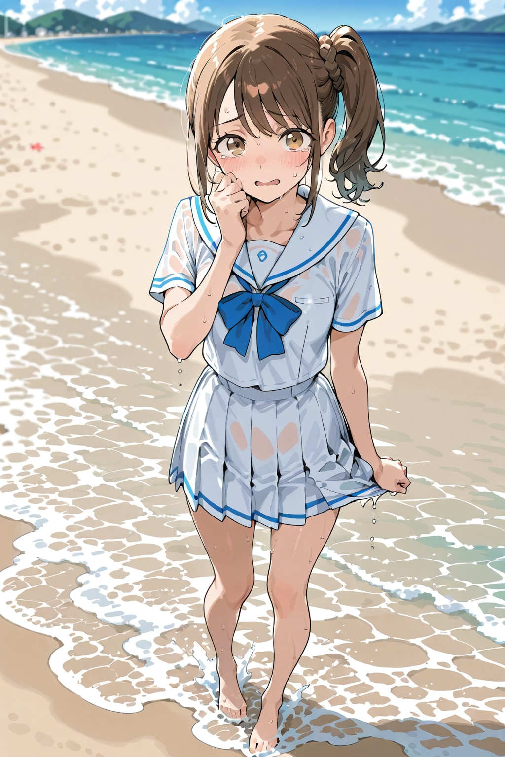 着替え、持ってきてない...。