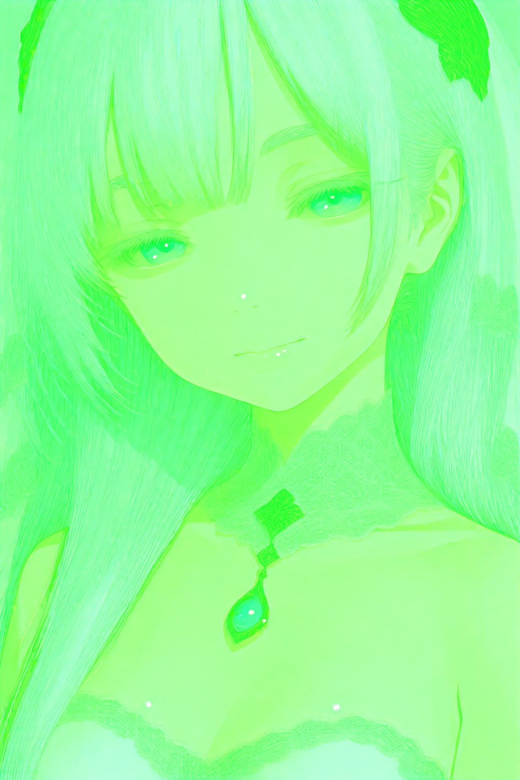 銀色睫毛が出来た