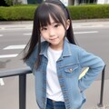 デニム少女 3枚目