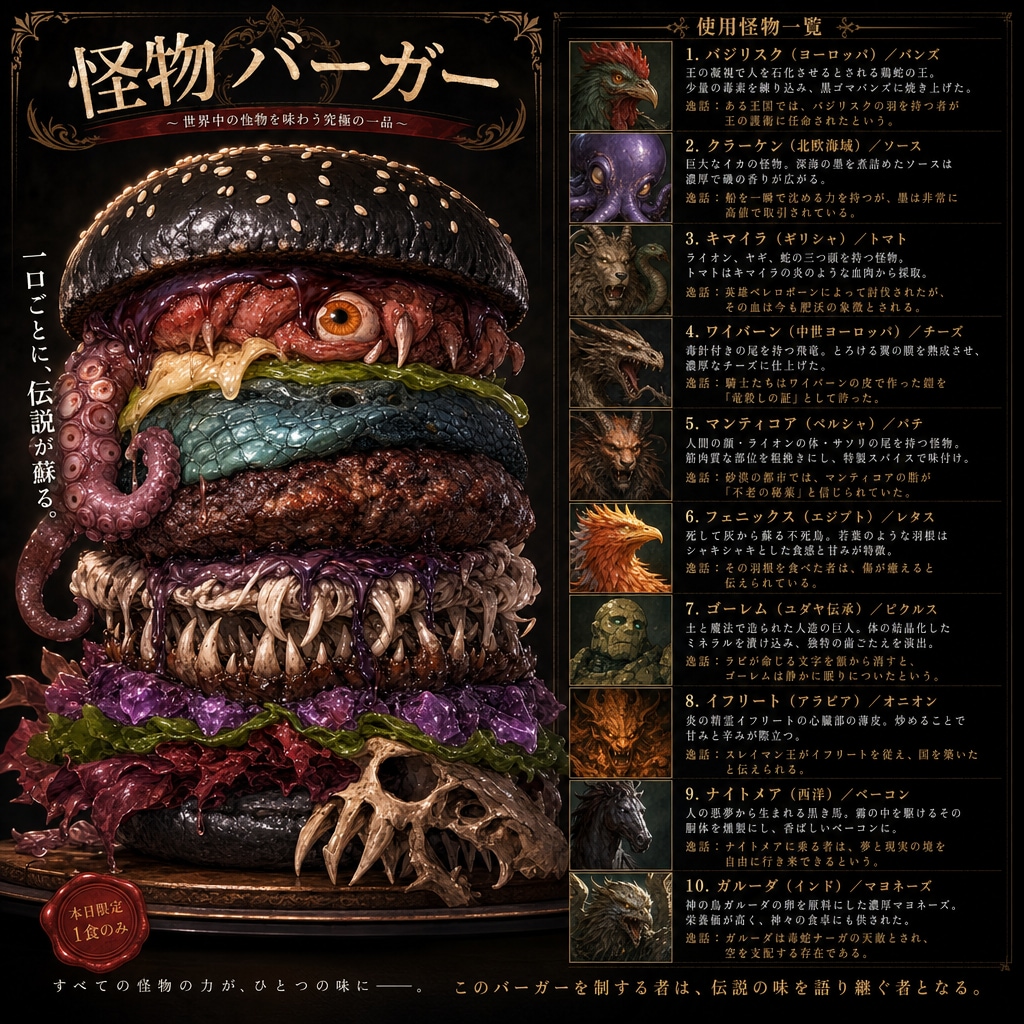 怪物バーガー