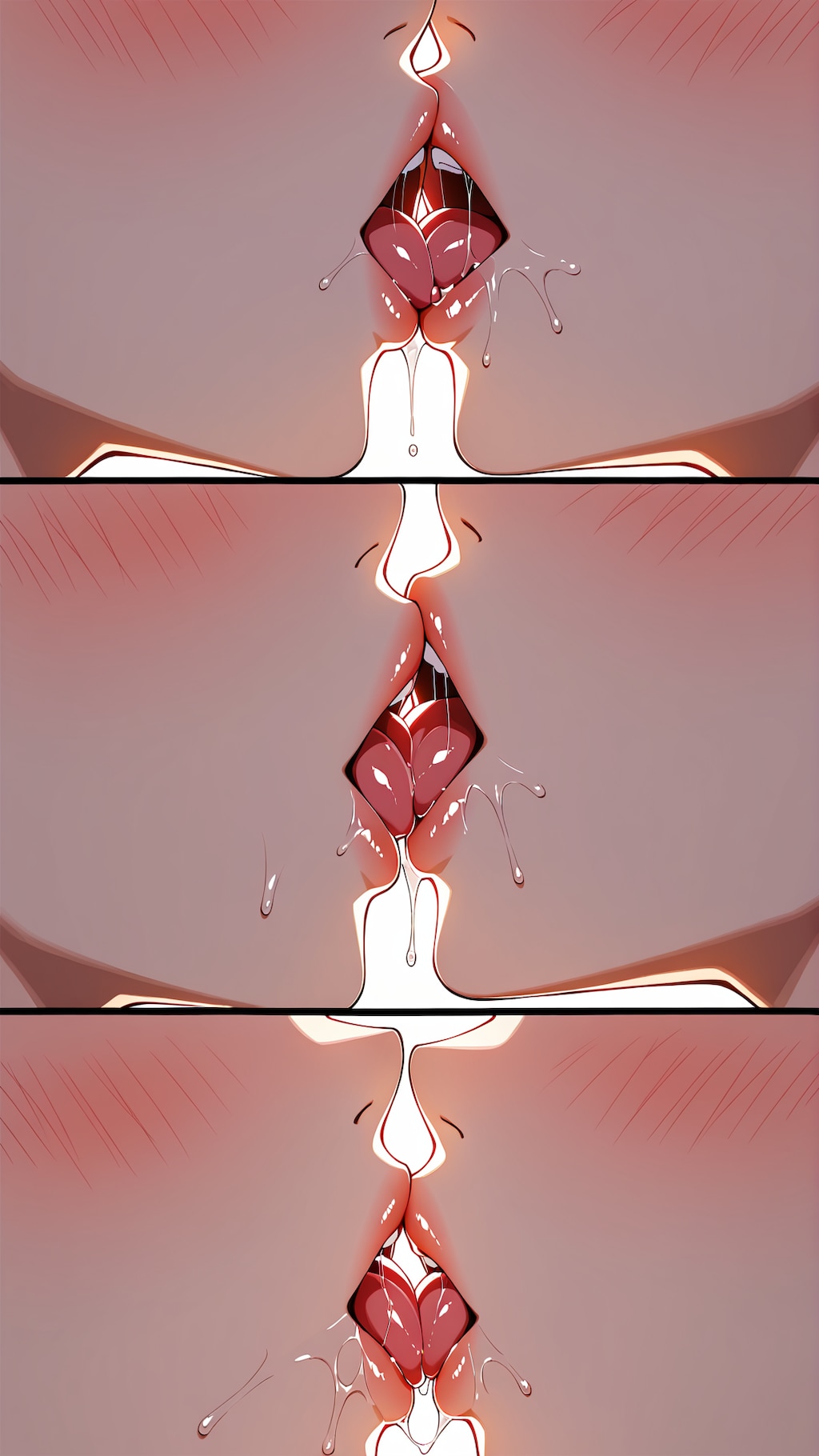 女の子同士のディープキス