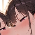 女の子同士のディープキス 2枚目