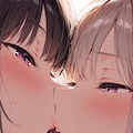 女の子同士のディープキス 10枚目