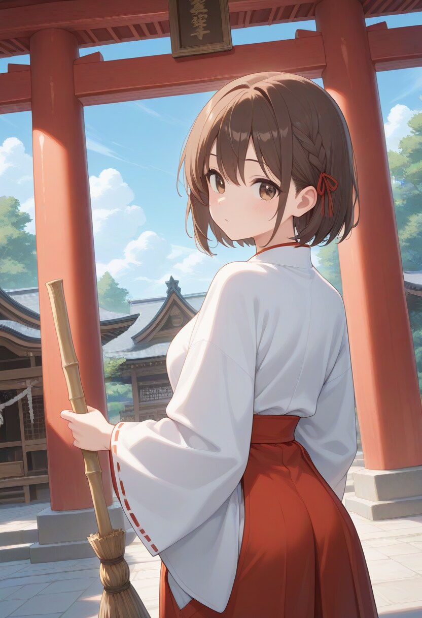 巫女(10) | の人気AIイラスト・グラビア