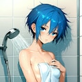 蒼のシャワータイム 4枚目