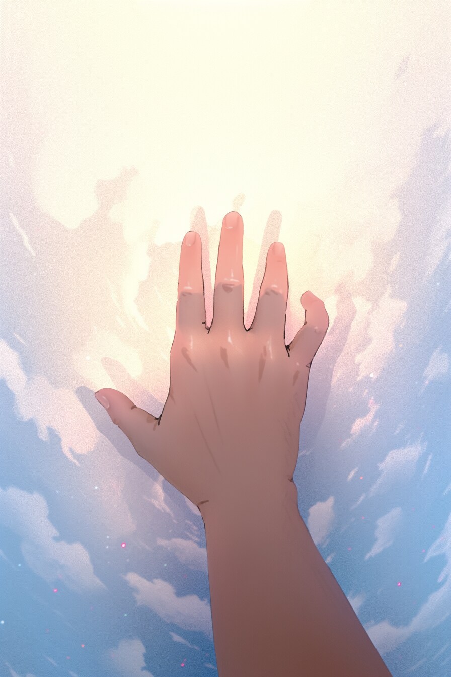 雲を掴む
