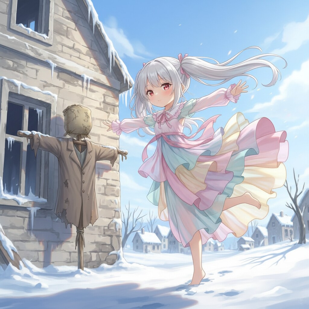 白ツイさん。案山子
