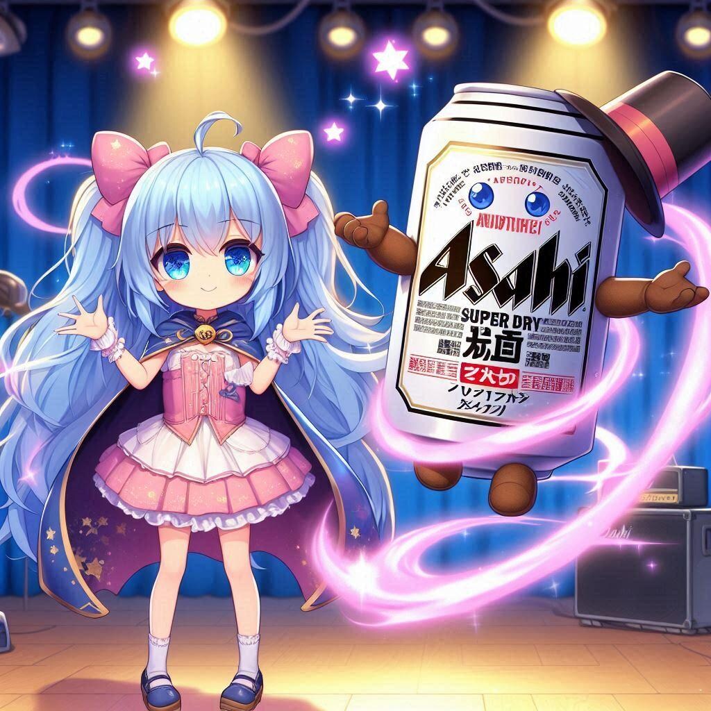 マジックで大きなものも浮かすマジシャンの小さな女の子