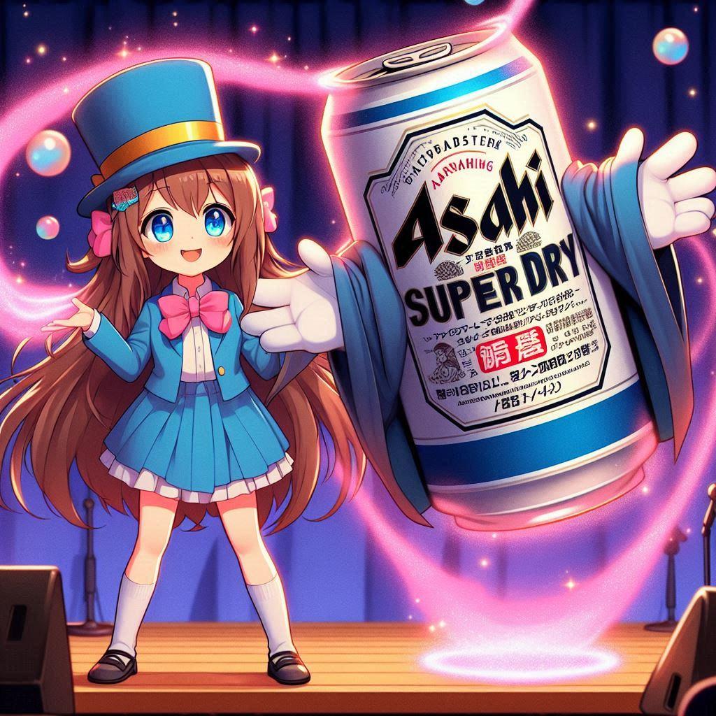 マジックで大きなものも浮かすマジシャンの小さな女の子 | の人気AIイラスト・グラビア