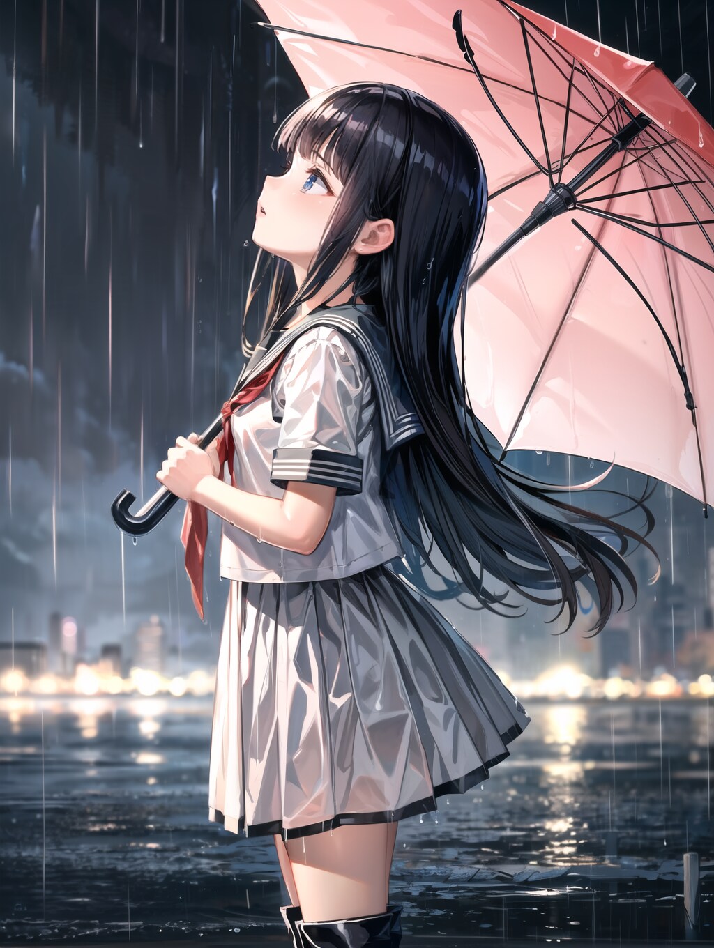 雨、止むかな...