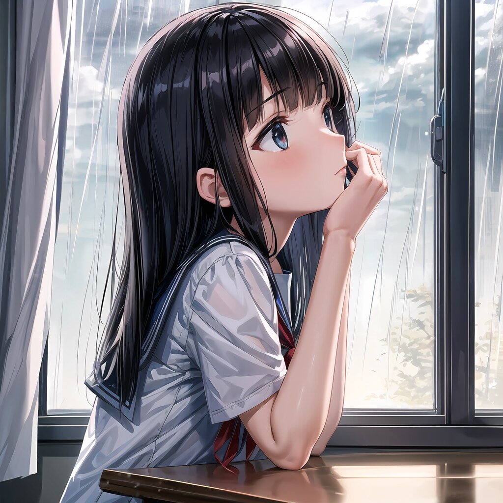 雨、止むかな...