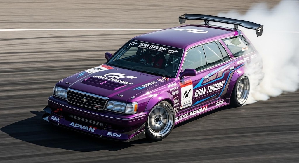 グランツーリスモマークⅡワゴンのドリ車