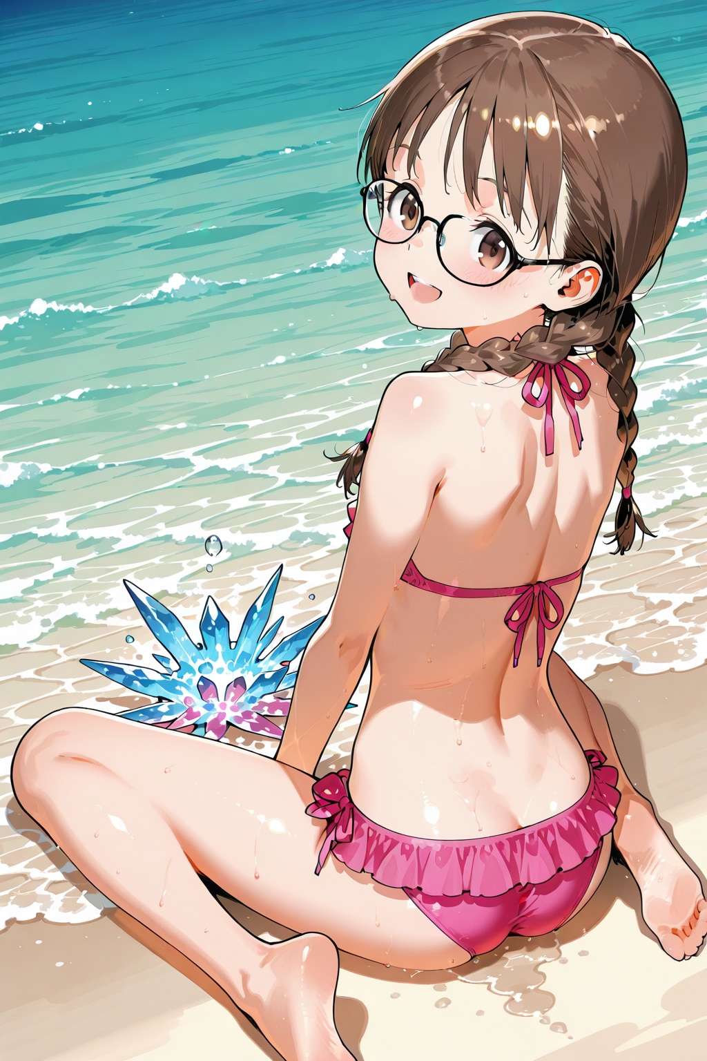 PHOENIXお試し眼鏡三つ編み姉妹弟