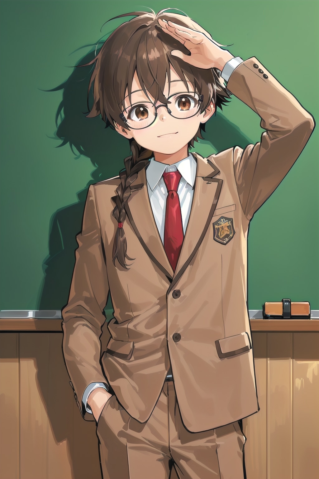 PHOENIXお試し眼鏡三つ編み姉妹弟