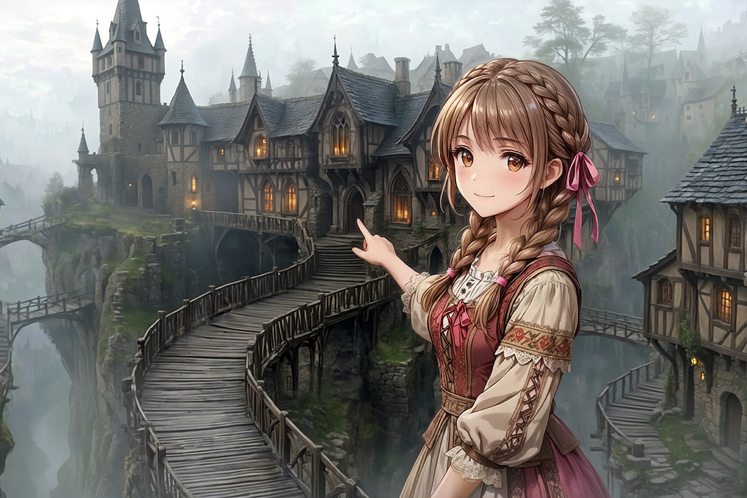 村長の娘 | の人気AIイラスト・グラビア