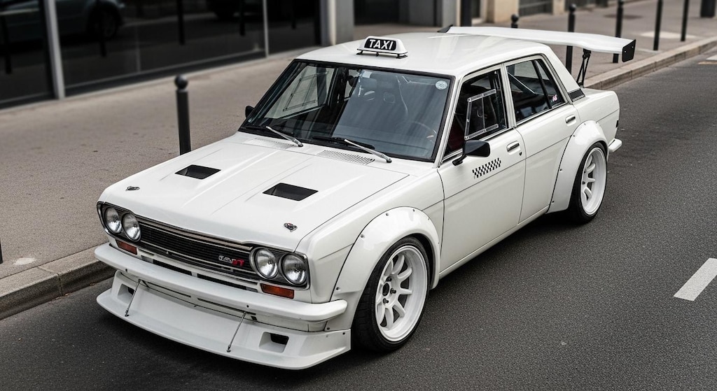 510ブルーバードタクシーのドリ車