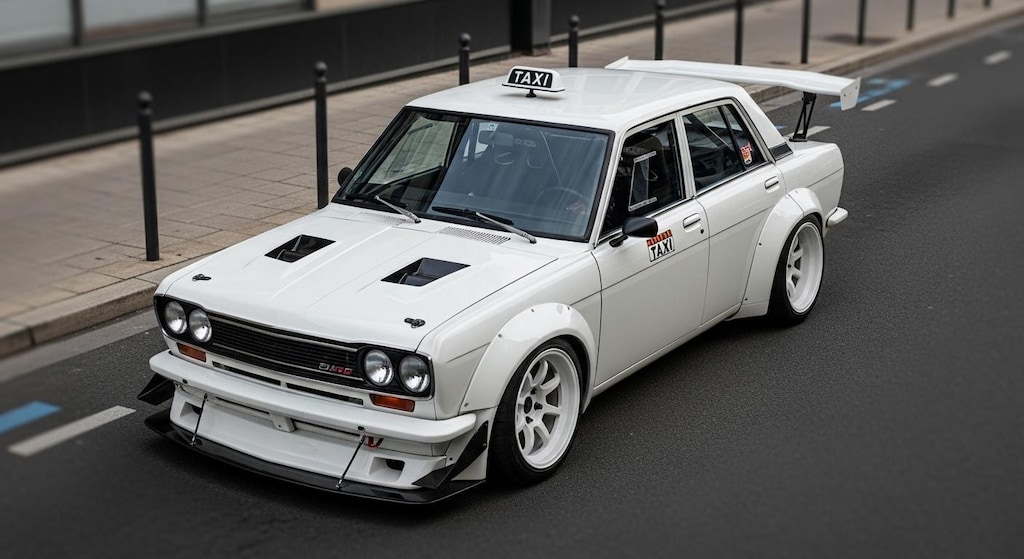 510ブルーバードタクシーのドリ車