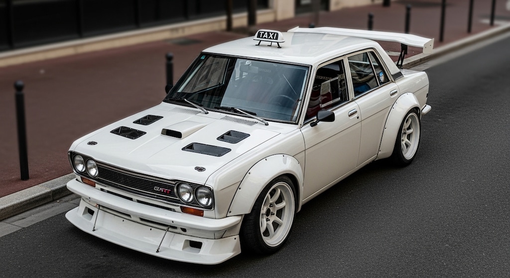 510ブルーバードタクシーのドリ車