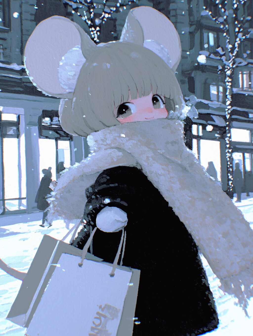 冬のねず耳ちゃん