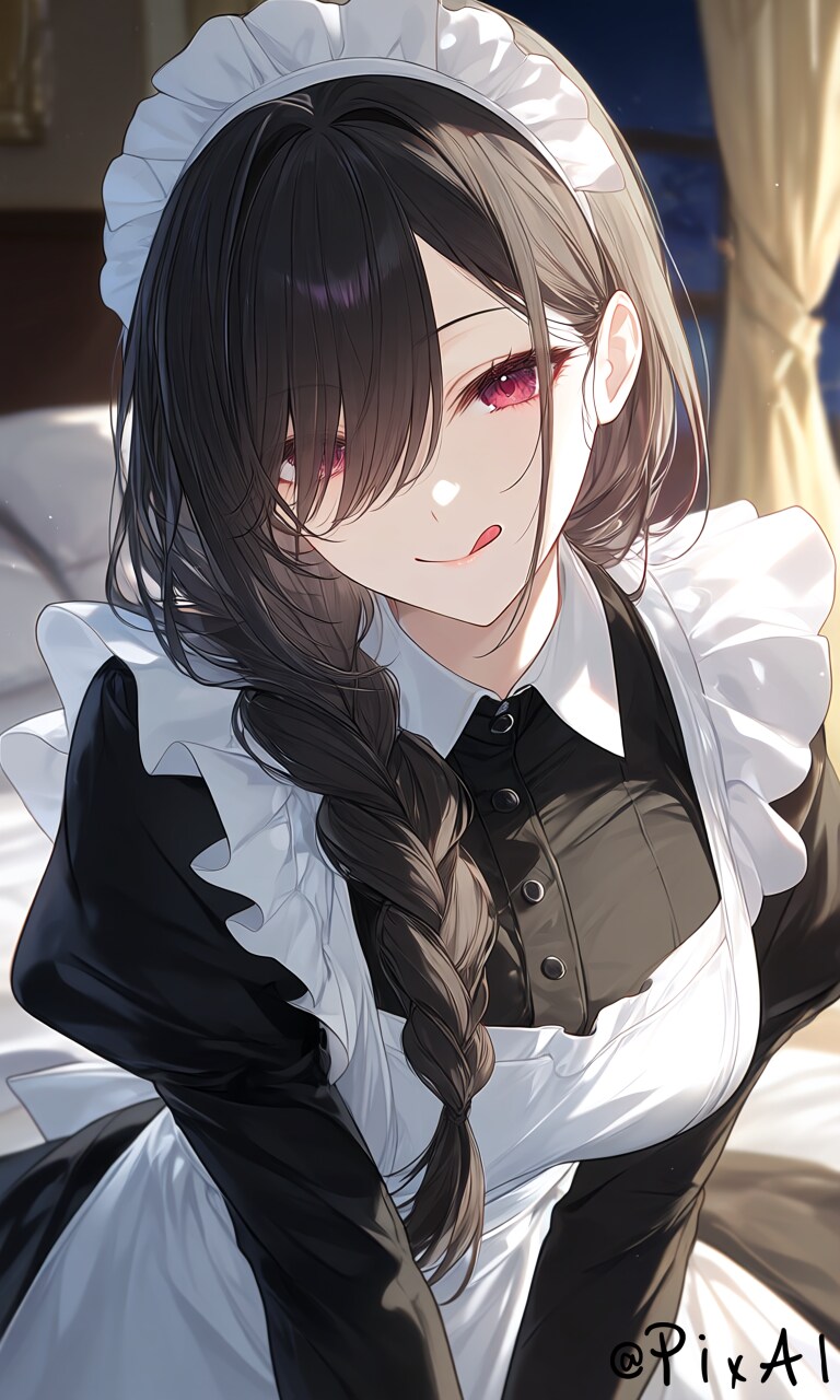 お姉さん舌なめずり | の人気AIイラスト・グラビア