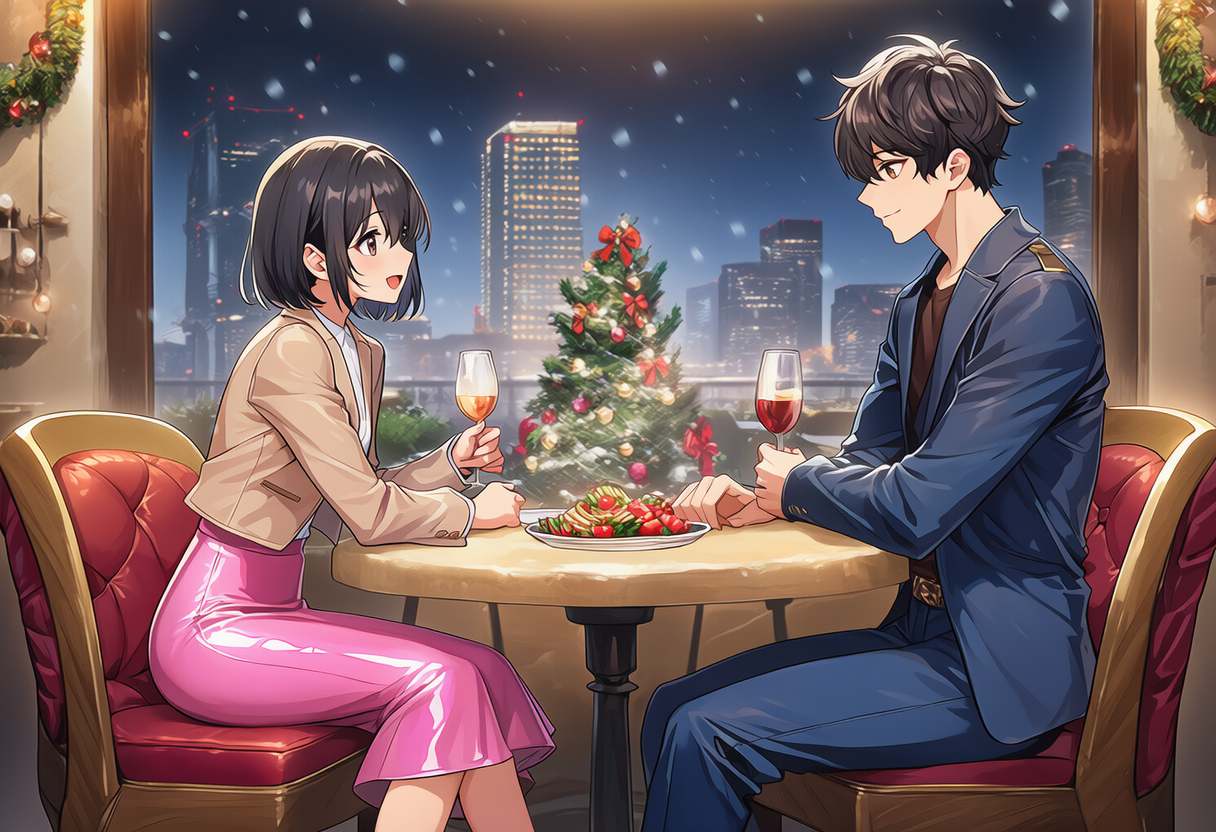 みっちゃん＆なっちゃん　クリスマスディナー＆クリスマスケーキ