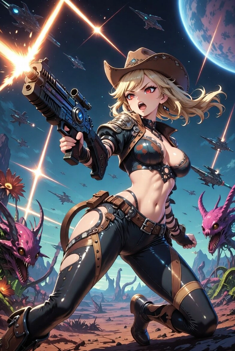 激闘！スペースカウガール