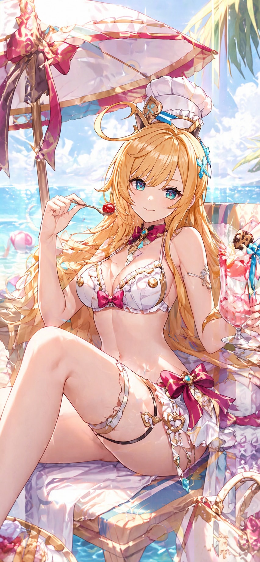 水着エスコフィエ | の人気AIイラスト・グラビア