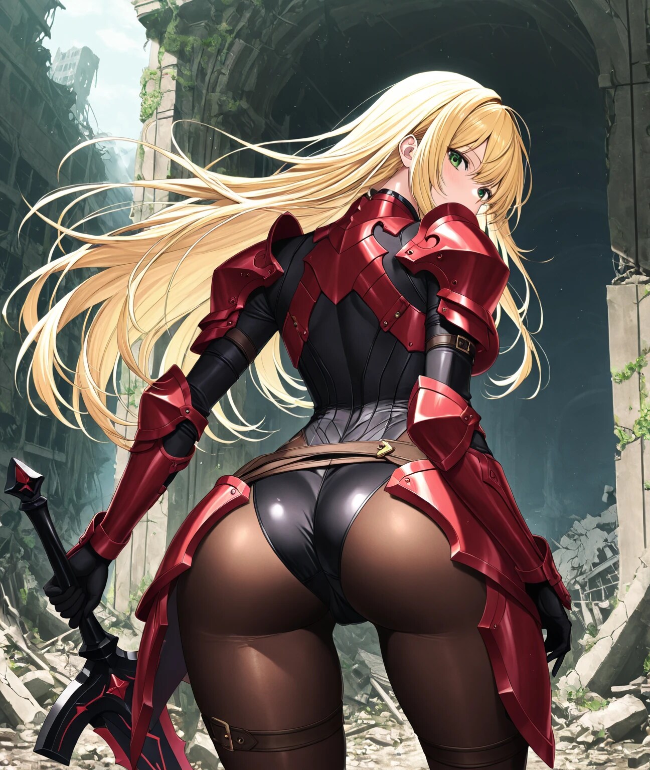 紅き疾風の女剣士