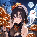 チャイナドレスでハロウィン 3枚目