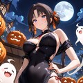 チャイナドレスでハロウィン 4枚目