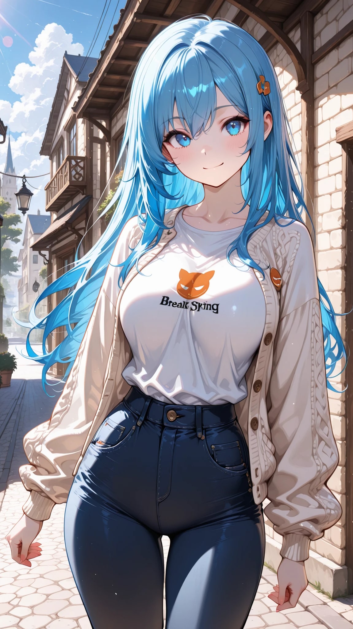 春色コーデの潮音さん