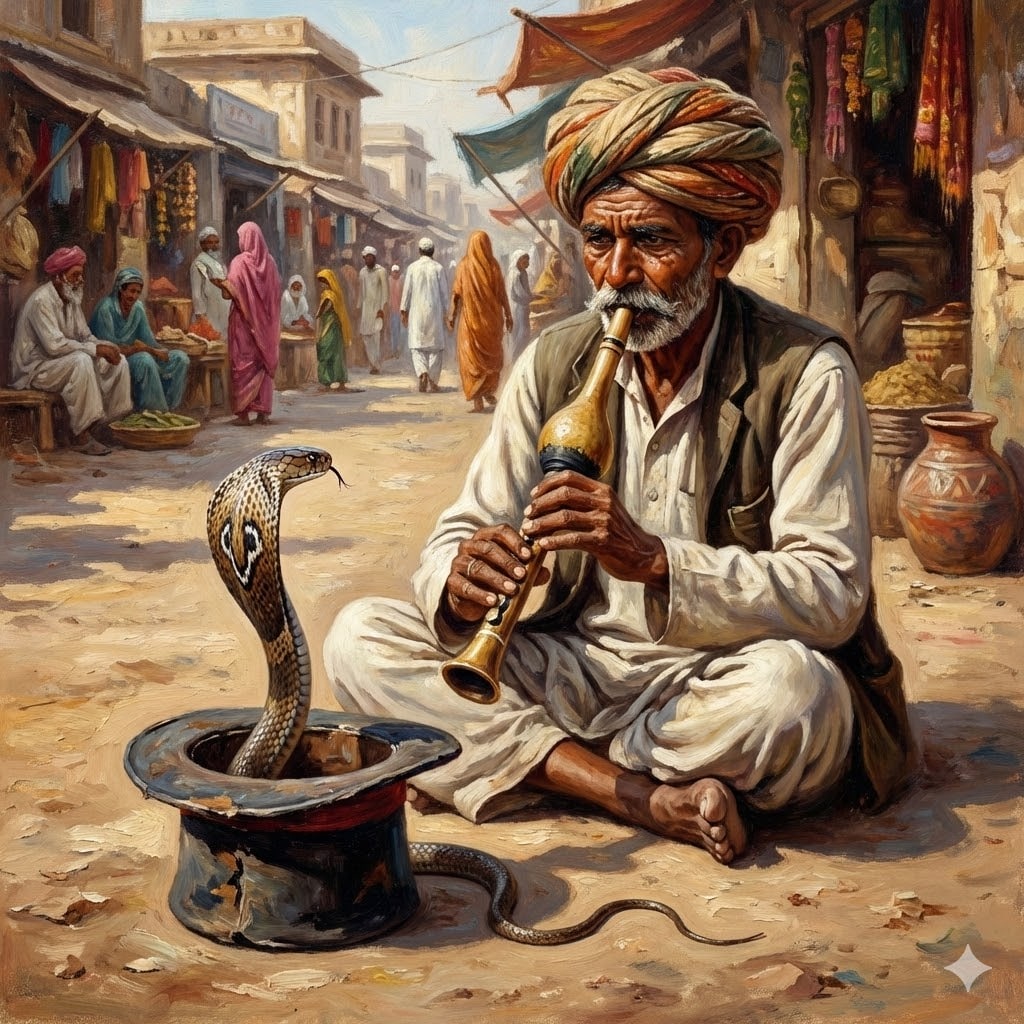 蛇使いとコブラ | の人気AIイラスト・グラビア